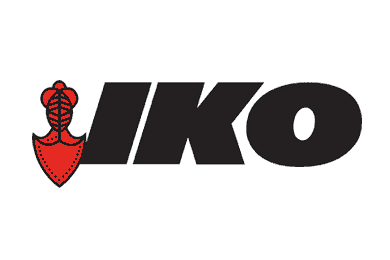 Логотип IKO. Битумная черепица.